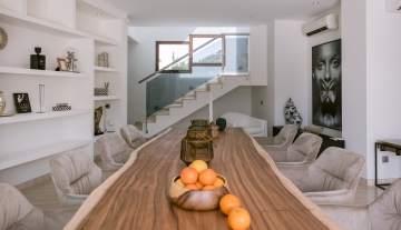Resa Estates Ibiza villa for sale te koop sant jordi modern dining area.jpg